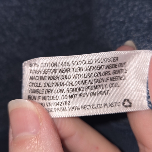 Cat & Jack Girl's M Teal Star Hoodie - Picture 6 of 10